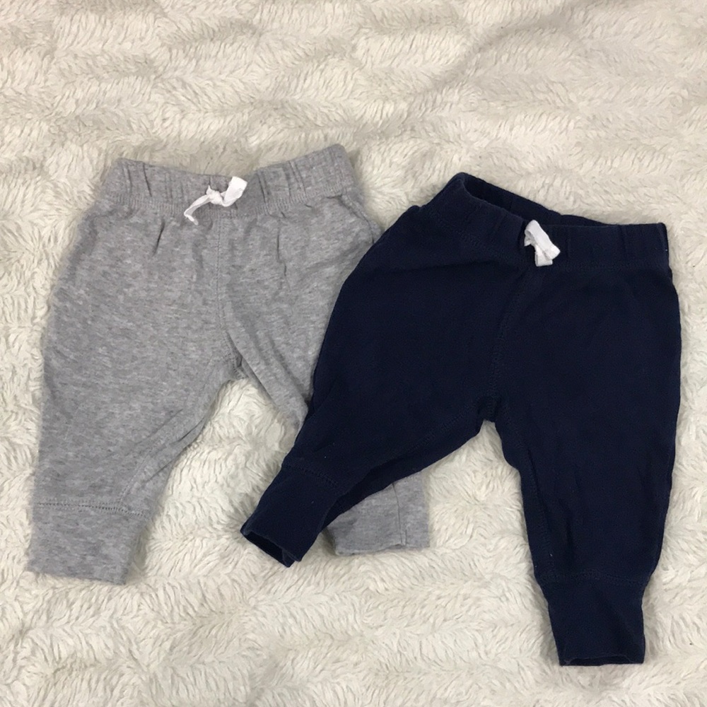 Carter’s Drawstring Pats 3 Months Navy Blue/ Grey